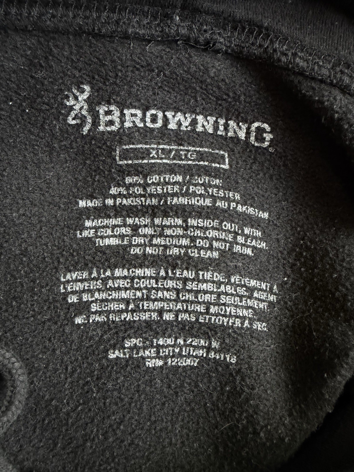 Browning Hoodie Men XL Hunting Outdoors Heavyweight USA Flag Graphic Pullover thumbnail 8