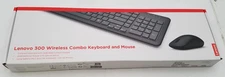 Lenovo 300 Wireless Keyboard and Mouse Combo (Black)-195892023807