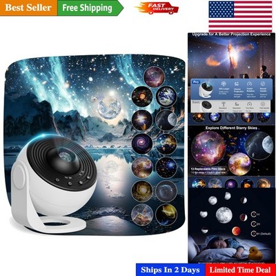 Planetarium Projector Pro: 13-in-1 Galaxy Light Projector for Bedroom Bliss