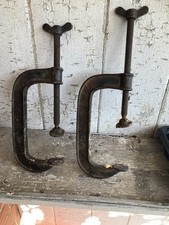 Vintage metal or woodwork workshop 9 inch G Clamps