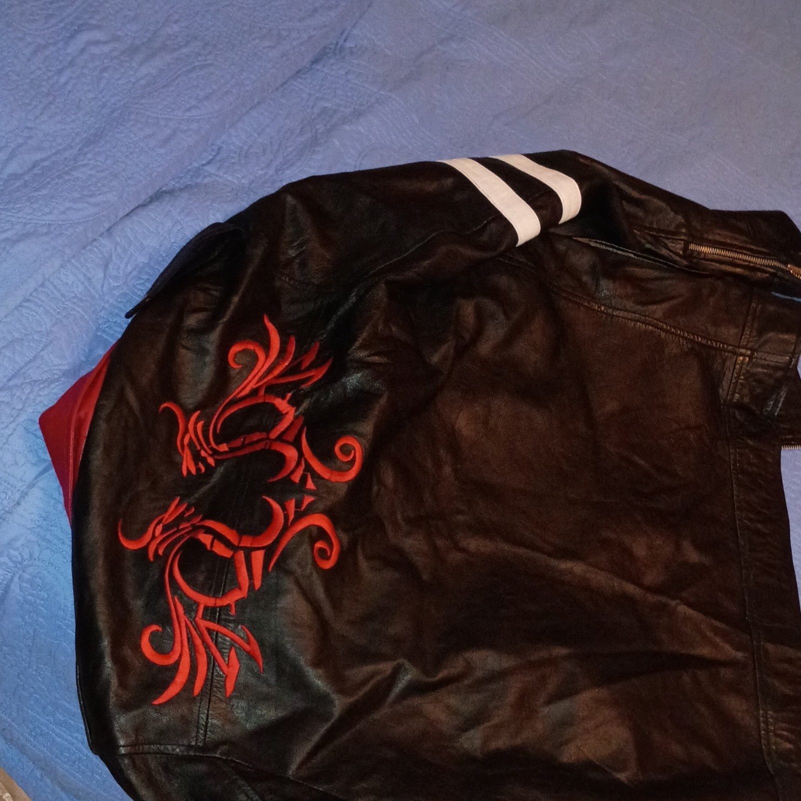 Custom Authentic Leather Jacket With Intricate de… - image 4
