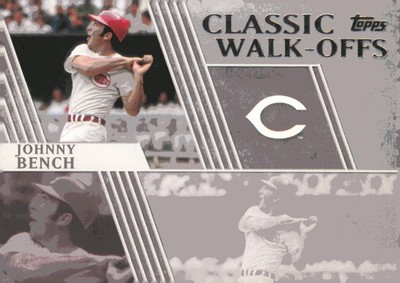 2012 Topps #CW-3 Johnny Bench Classic Walk-Offs