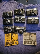 8 X Perfex Cameras  Rangefinder 35mm Good Condition