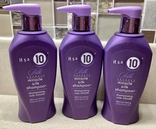 Lot of 3 - its a 10 miracle silk express shampoo 10oz NEW