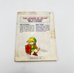 The Legend Of Zelda Nintendo NES PAL A ITA Italiano Mattel + Mapa - RARO