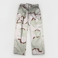 Vintage US Military Pants Mens M Desert Storm Camo Ripstop Cargo Insect Repllent