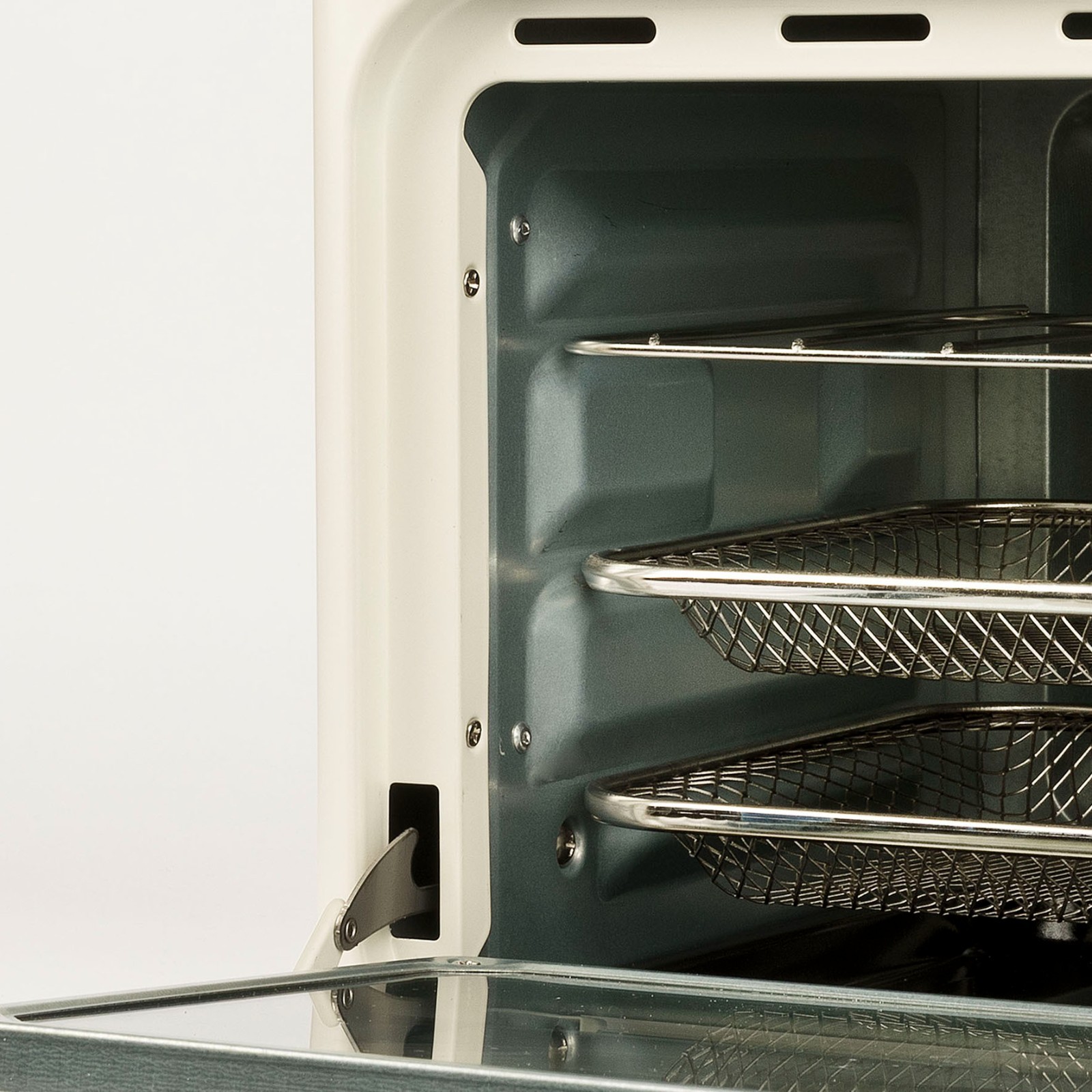 Fornetto Elettrico Friggitrice ad Aria Calda Vintage GIRMI Legno 14 Litri Forno foto 6
