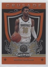 2019-20 Panini Prizm Draft Picks Crusade Orange Prizm Darius Garland #23 1xd