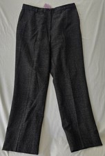 Pendleton Women's Lined 100 Virgin Wool Gray Trouser Pants Size 12
