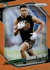 2025 Panini Prizm #391 Arian Smith Orange #/249