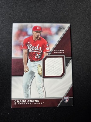 2026 Topps Series 2 CHASE BURNS Rookie RC #MLM2-CB Relic- **READ**