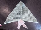 Security Blanket, Lovey,  Rabbit Lovey crocheted,  handmade — photo 6