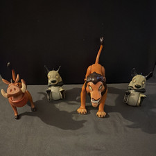 Burger King Disney Lion King Toy Figures Lot Set of 4 - 1981