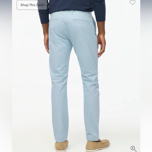 J.Crew Slim-fit TruTemp365 chino pant Blue Men’s Size 32x32 NWT Office Career - Picture 2 of 11