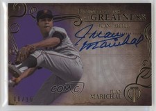 2015 Tribute Foundations of Greatness Purple 5/10 Juan Marichal Auto HOF 0b0