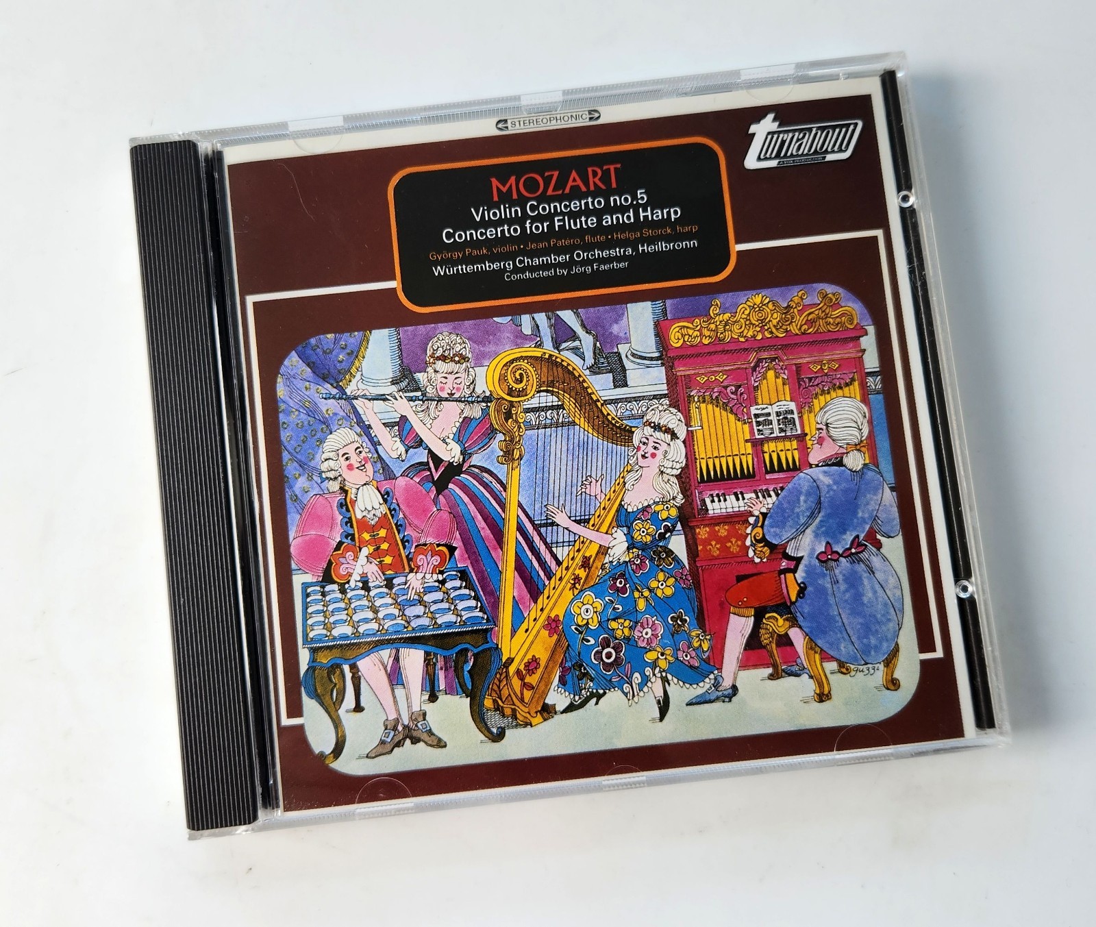 Mozart Violin Concertos No.5 - Wurttemberg Chamber Orchestra, Harp and Flute, CD