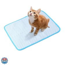 Cooling Mat Pad for Dogs Cats Ice Silk Cooling Bed for Dogs Ice Bed for Cats ...