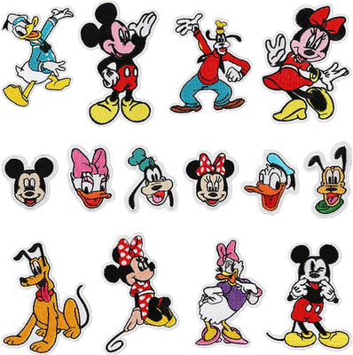 #ad 14 Pieces Sew On Iron on Patches Embroidered Applique Patches Fabric Repair Pat $20.99