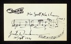 1991 JACOB DRUCKMAN American Classical Composer AMQS Autograph PULITZER PRIZE — photo 1