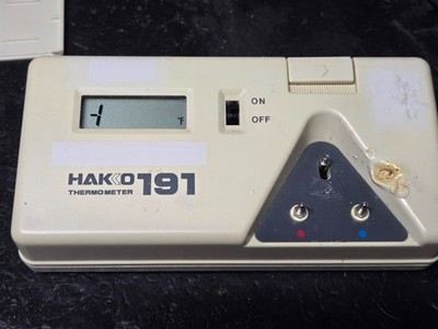 Hakko 191B Soldering Tip Thermometer without Sensor Probe, Tested Working