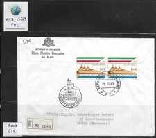 WC1_15669. SAN MARINO. FDC w. pair 1965 VISIT BY PRES. SARAGAT stamp. Sc. 626