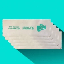 5 Pack - Mr. Minty Microfiber Card Cleaning Cloth