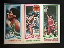 1980-81 Topps - Robert Parish, Truck Robinson, Dwight Jones #46-187-97