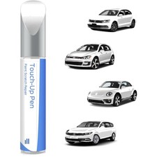 Kratzer Reparaturstift Lackstift Metallisch Perlwei&szlig; Auto Volkswagen