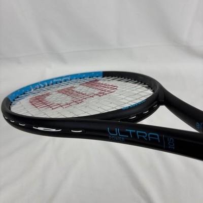 Wilson Ultra Power 105 Adult Tennis Racquet Black Blue Grip 4 1/4''