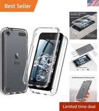 All-Around Protection iPod Touch 5/6/7 Case with Built-In Screen Guard - Clear