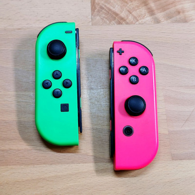 Hall-Effekt Nintendo Switch Joy-Con Controllers (Pair) - Neon Green/Neon Pink