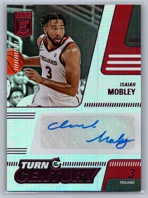 Isaiah Mobley 2022 Donruss Elite Turn of the Century Autographs Pink #TTC-IMO