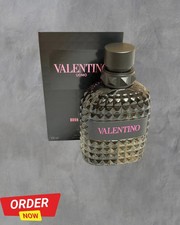 Uomo Born In Roma by Valentino 100ml 3.4 fl oz EDT Cologne Spray New In Box