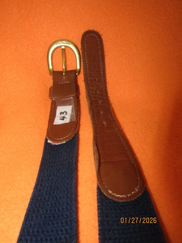 43"  Nautical Code Flags Canvas/Leather - image 3