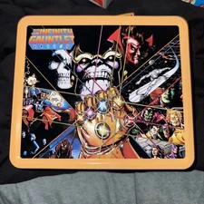 Surreal Entertainment Tin Titans Marvel The Infinity Gauntlet Lunch Box & Cup