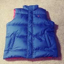 Polo Ralph Lauren Puffer Vest Navy Blue Boys XL 20 Outdoor Preppy