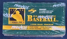 1996 Pinnacle Score Baseball Series 2 Factory Sealed Hobby Wax Box 36 Packs Mint 1996 Pinnacle Score Baseball Series 2 Factory Sealed Hobby Wax Box 36 Packs Mint