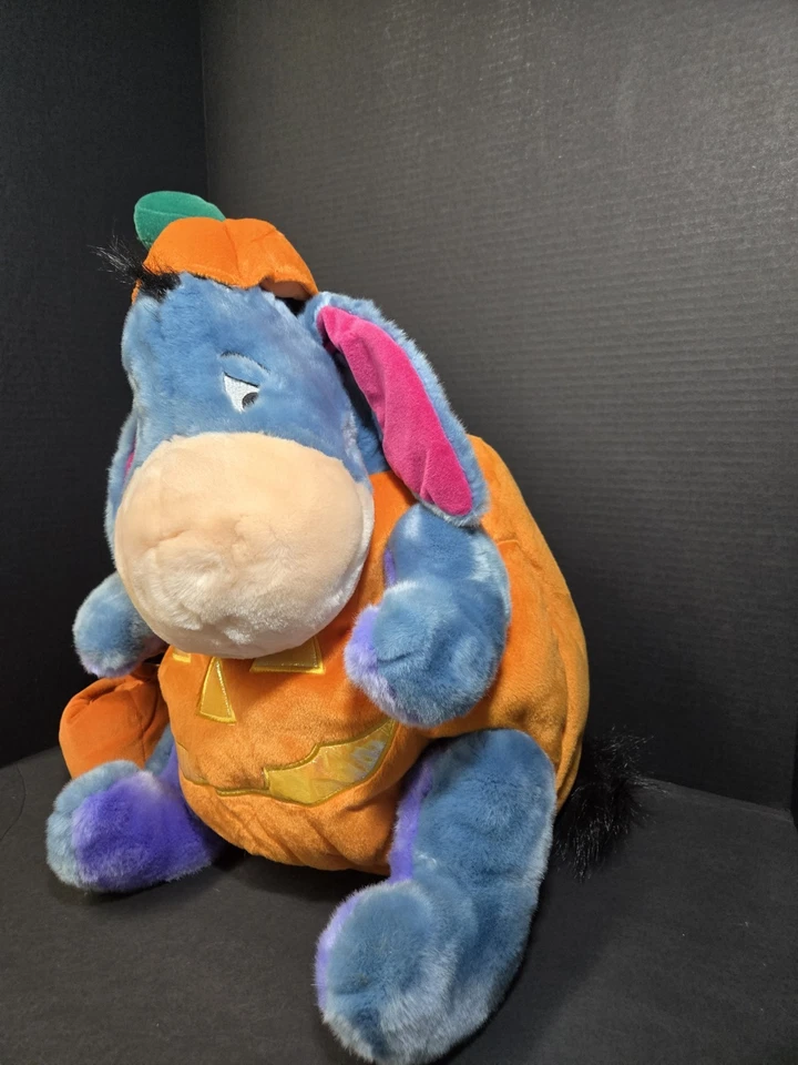 Disney Eeyore Pumpkin Halloween Plush Jumbo 23" - Image 3 of 4