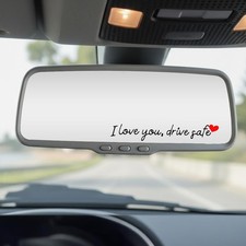 10Pack I Love You Drive Safe Mirror Sticker, I Love You Drive Safe Sticker Car