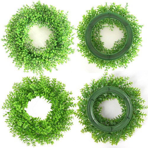 Artificial Silk Flowers Topiary Peony Lavender Ivy Garlands Wedding Wreath - Picture 4 of 19