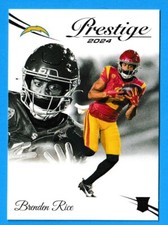 2024 Panini Prestige Football Brenden Rice RC #370 Los Angeles Chargers