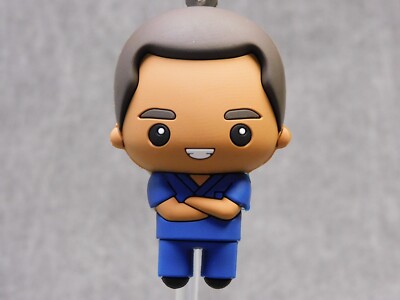 Grey's Anatomy NEW * Jackson Avery Clip * Blind Bag Monogram Keychain
