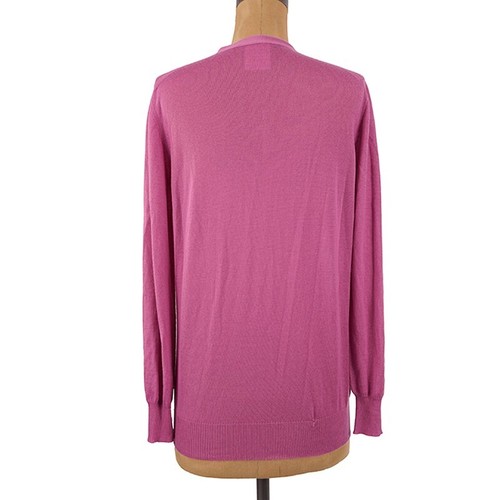 sz L NEW $895 GUCCI Pink 100% CASHMERE Wispy Spring CARDIGAN Sweater Knit Top - Picture 5 of 17