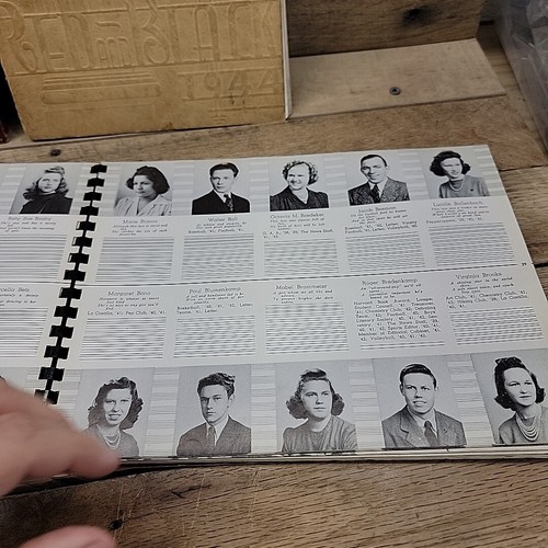 1942 43 44 45 St. Louis Missouri Central High School Yearbook Red and Black - Picture 9 of 21