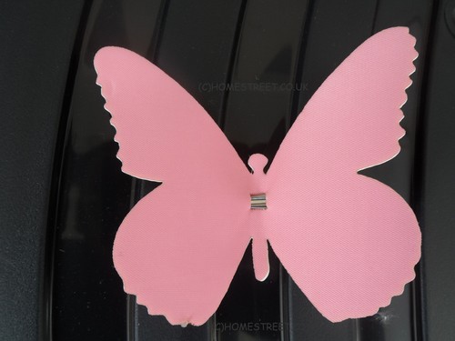 Pack of 6 CLIP ON Fabric Butterfly Many Colours Butterflies Home Decor Wedding - Picture 15 of 19