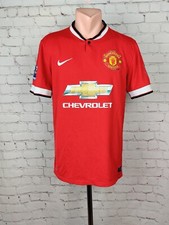 Football shirt soccer Manchester United Red Devils Home 2014/2015 Nike jersey M