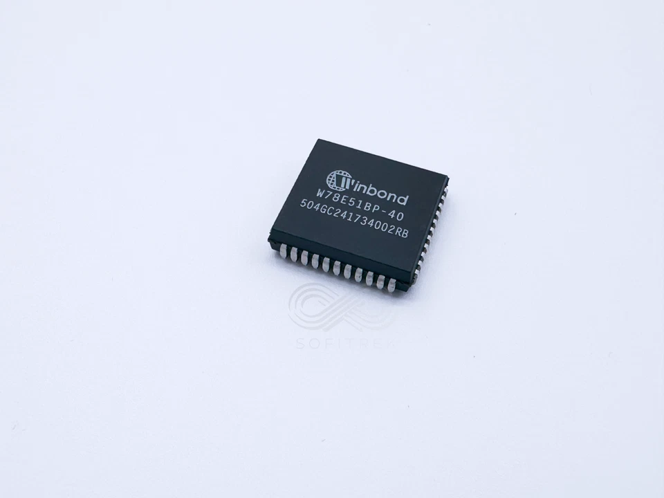 5X W78E51BP-40 Winbond 8 Bit 8051 Microcontroller 4K MTP ROM 40MHz PLCC44 MCU IC - Image 3 of 3