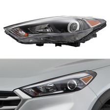 For 2016 2017 2018 Hyundai Tucson Halogen Left Driver LH Side Headlight Headlamp
