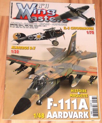 HEFT WING MASTERS   N° 77 --- F- 111A   AARDVARK /  ALBATROS D.V / .....