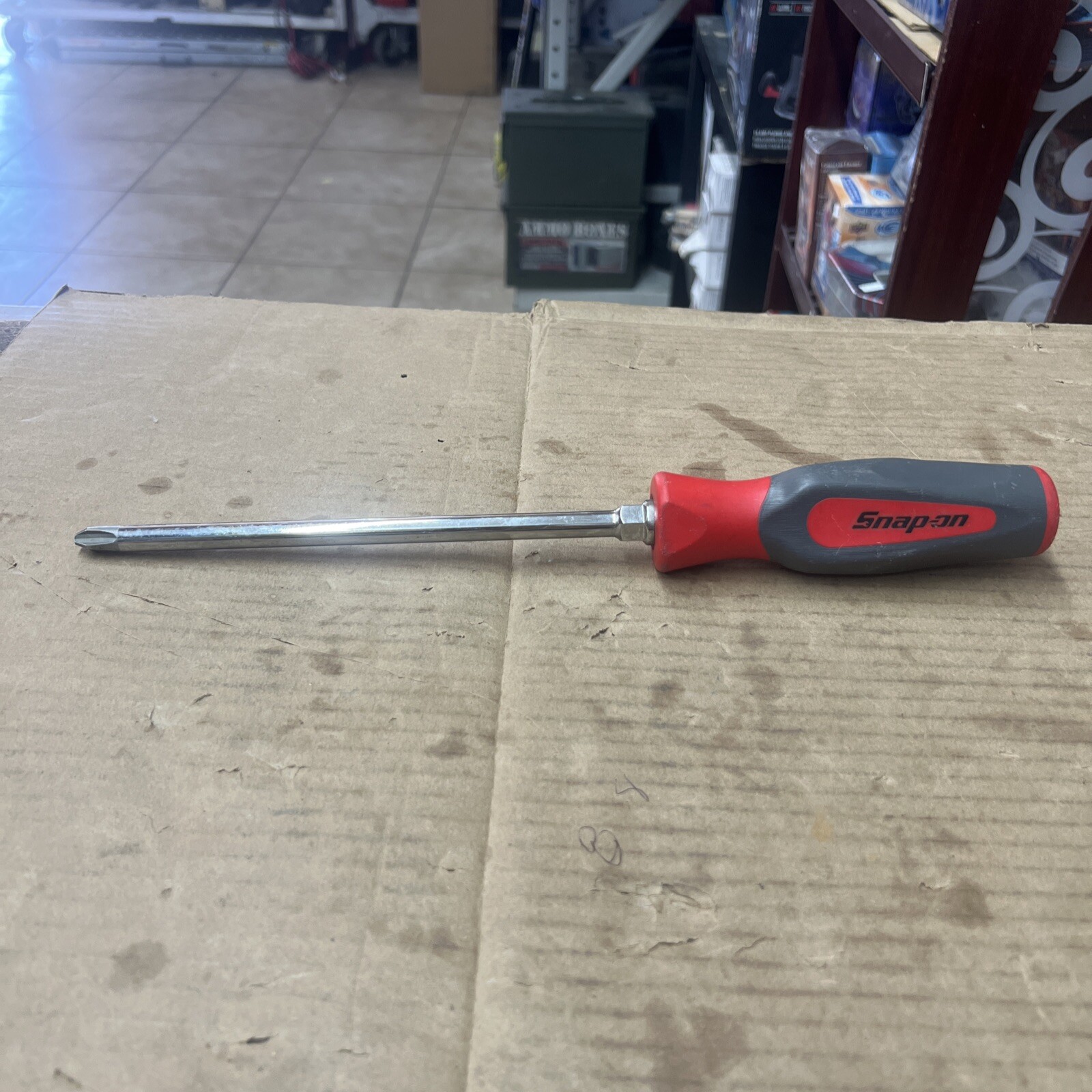 Snap On SHDP84IR 8” Inch Screwdriver Philips No. #4 USA Red Handle | eBay
